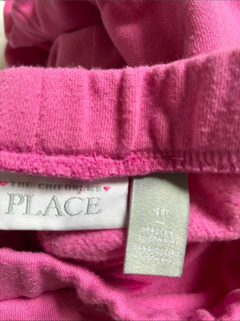 Old Navy Girls Bright Pink Hoodie with Rainbow & Fun Patches